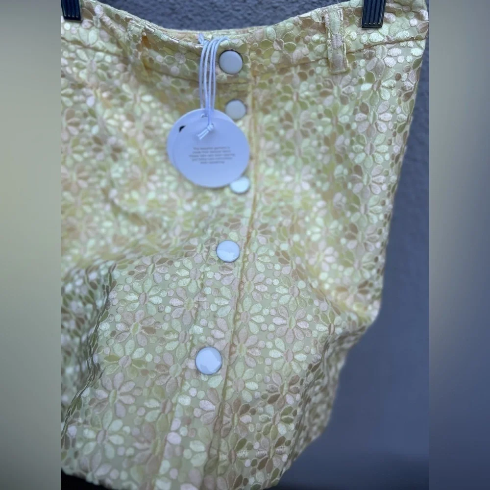 STAUD Vallis Skirt in Sun Bleached Floral Size 4 New With Tags!